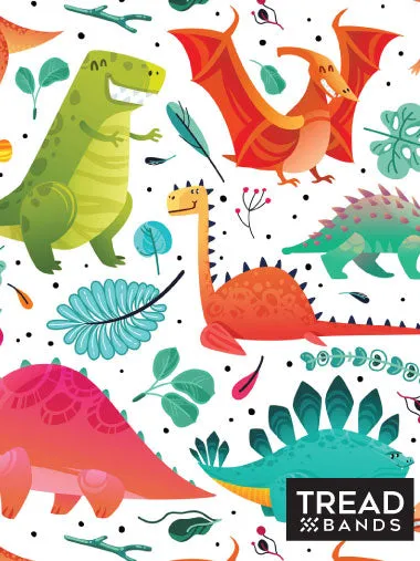 All-Season Contoured Headband - Dinosaurs