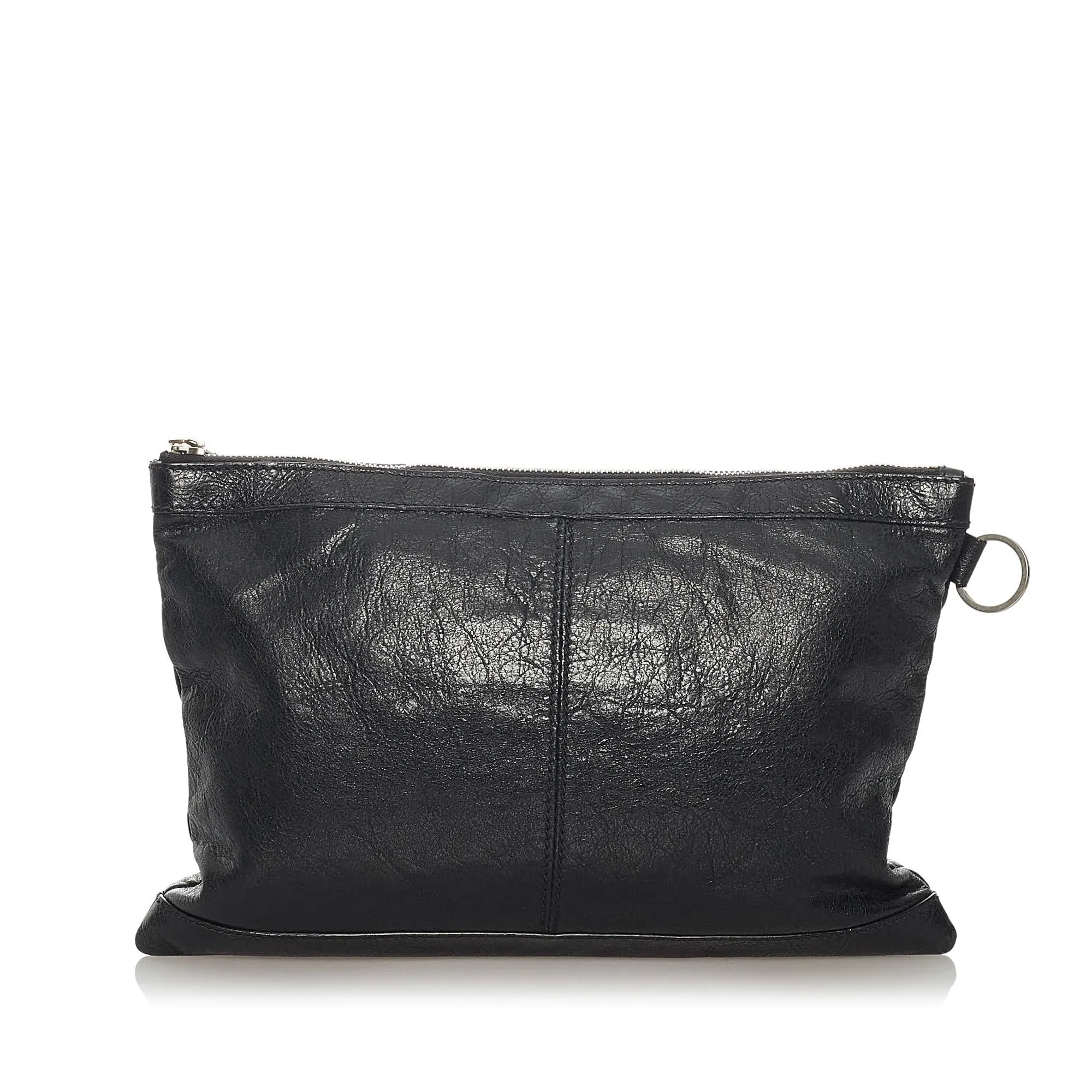 Balenciaga Motocross Classic Clip L Clutch Bag (SHG-29013)