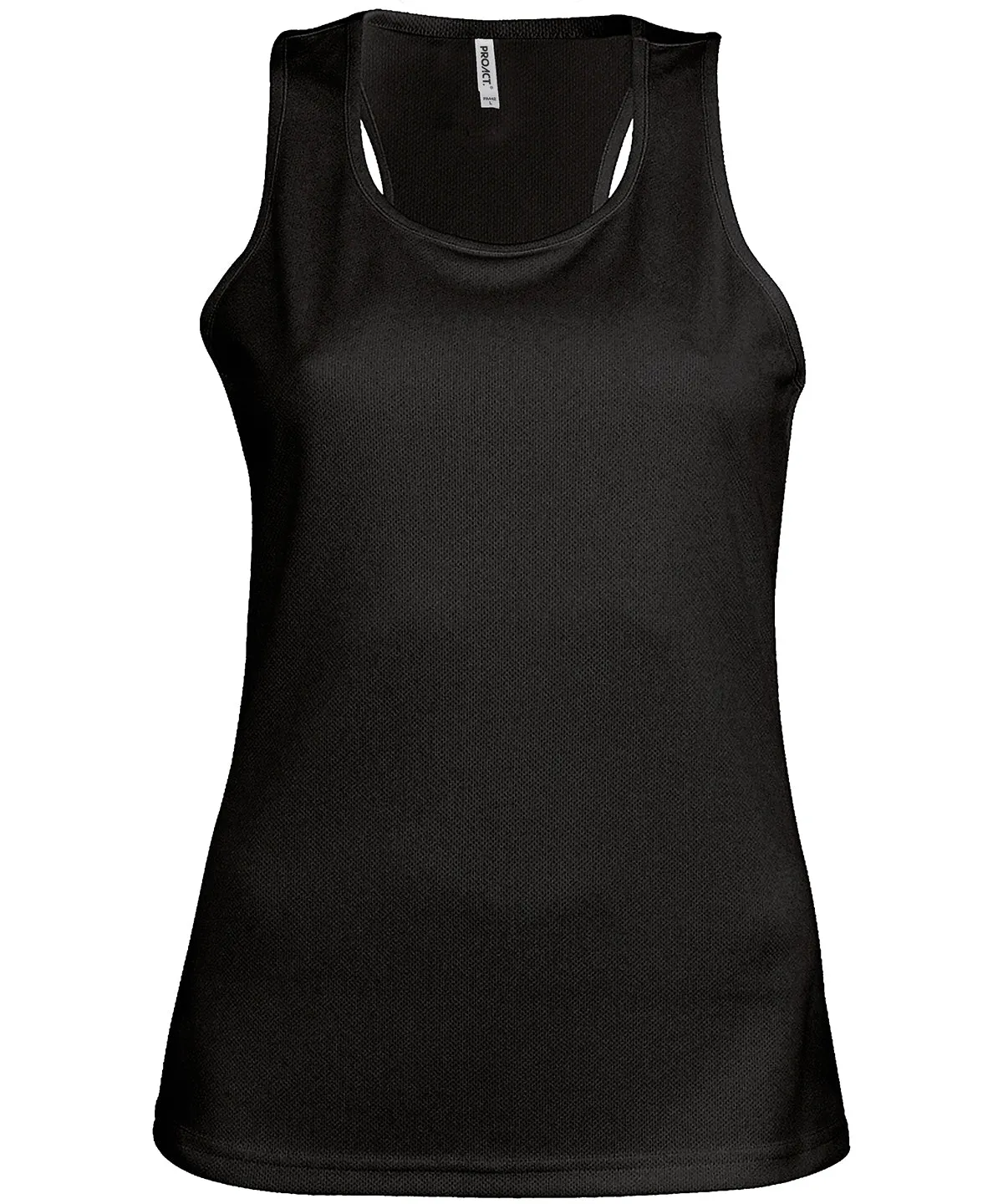 Black - Ladies' sports vest