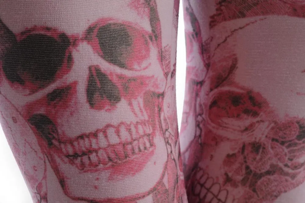 Black Pink Blue Roses & Skulls