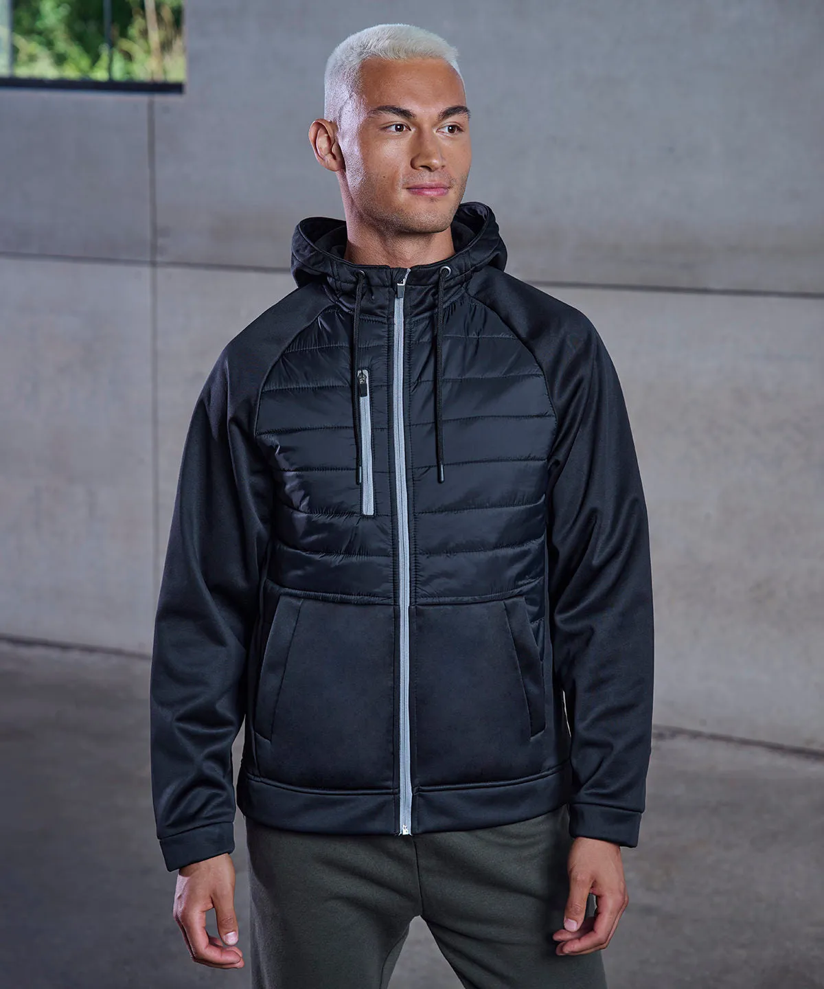 Black - Unisex padded sports jacket