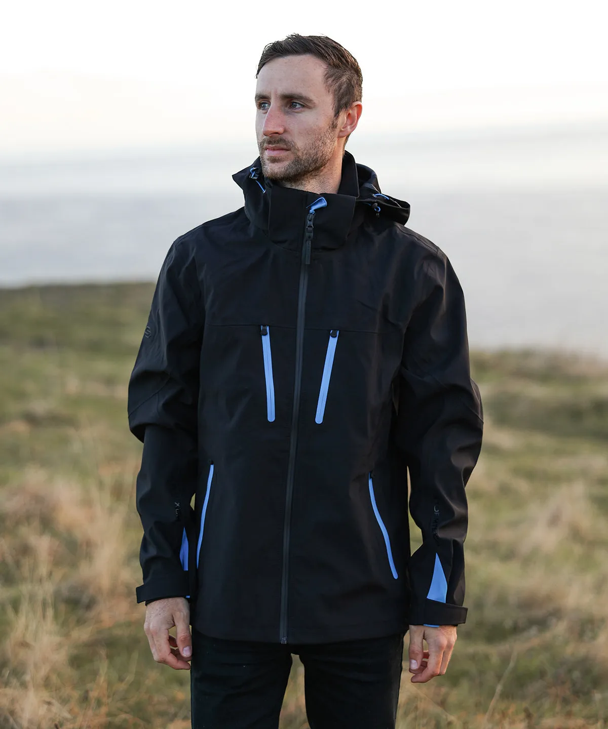Black/Carbon - Patrol technical softshell jacket