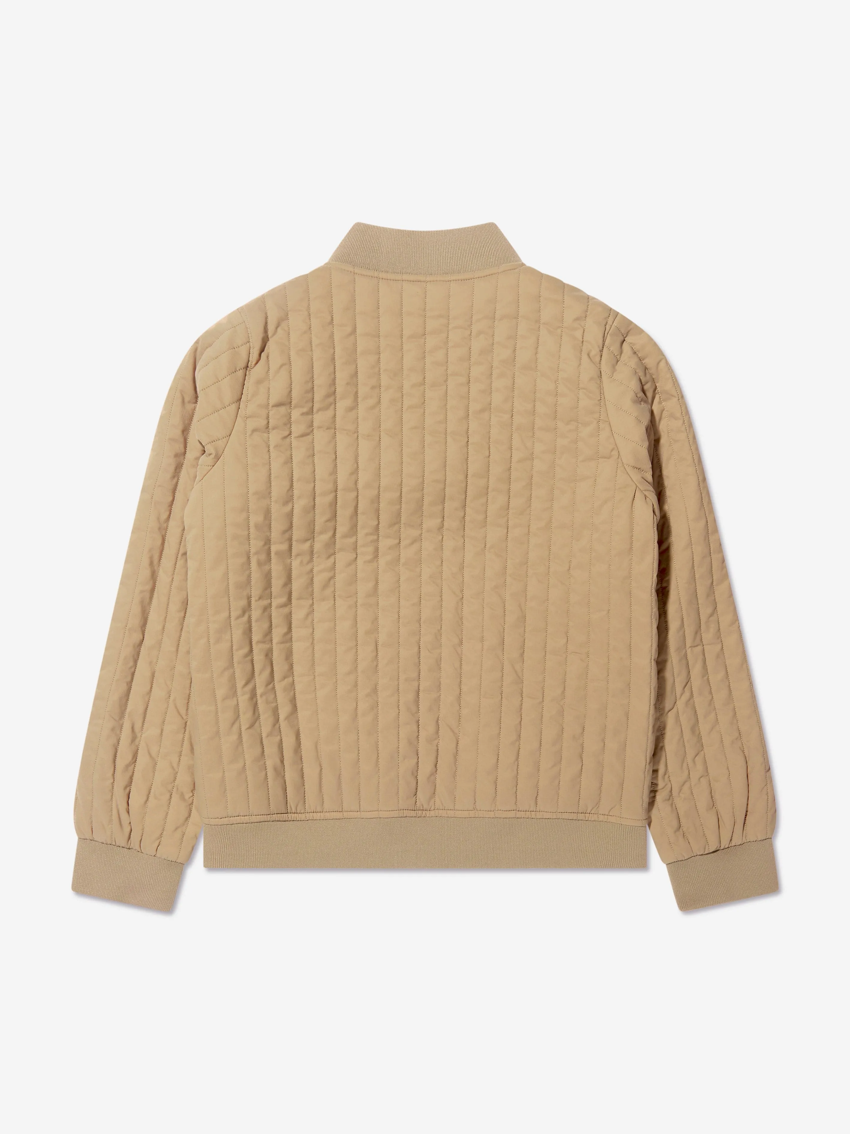Burberry Boys Jago Zip Up Jacket In Beige