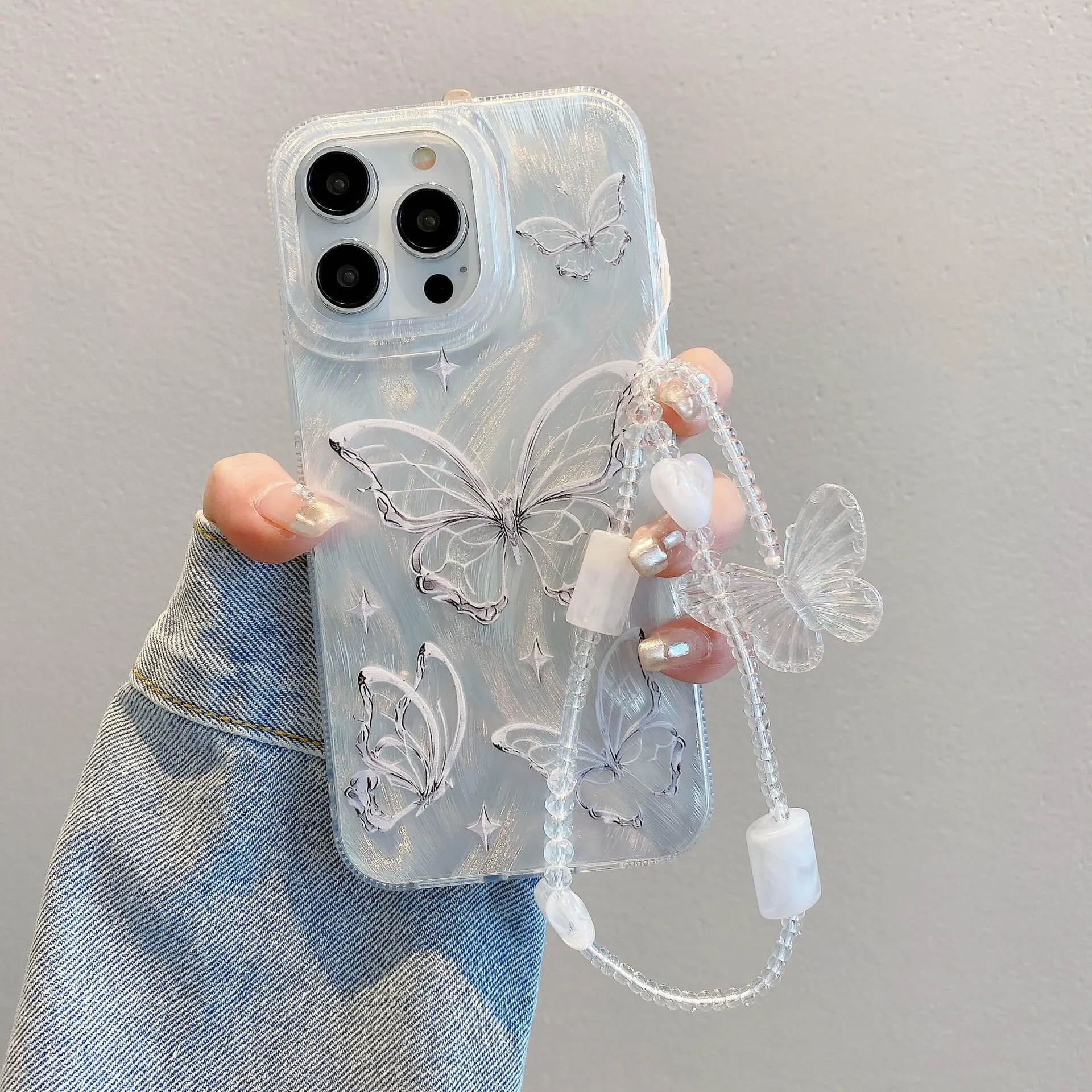 Butterfly Dream iPhone Case with Lanyard