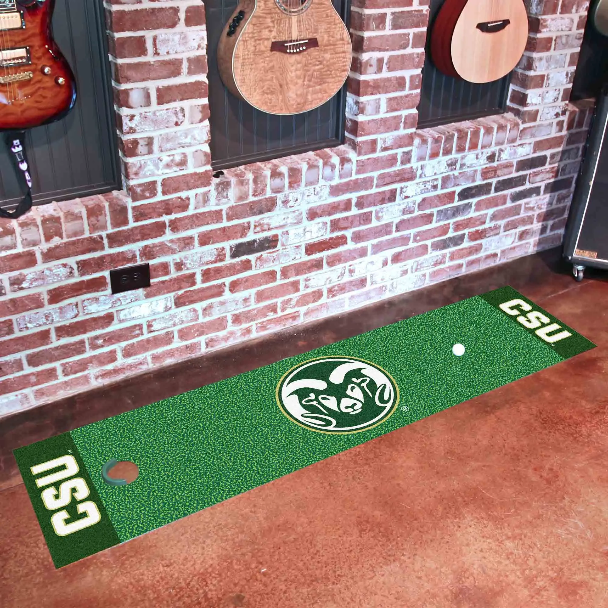Colorado State Rams Putting Green Mat - 1.5ft. x 6ft.