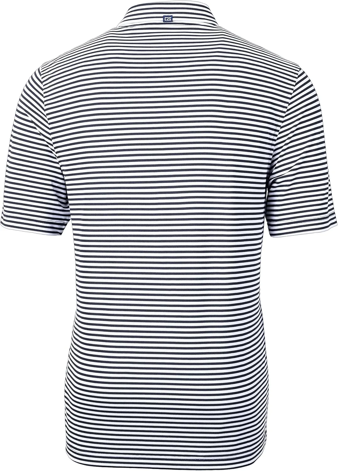 Cutter & Buck Short Sleeve Virtue Eco Pique Stripe Recycled Mens Big and Tall Polo