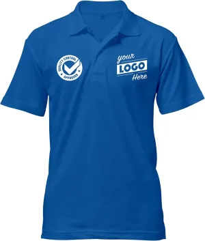 Embroidered Logo | Custom Personalized Polo Shirt for Men & Women, Short Sleeve Sports Golf Tennis T-Shirt