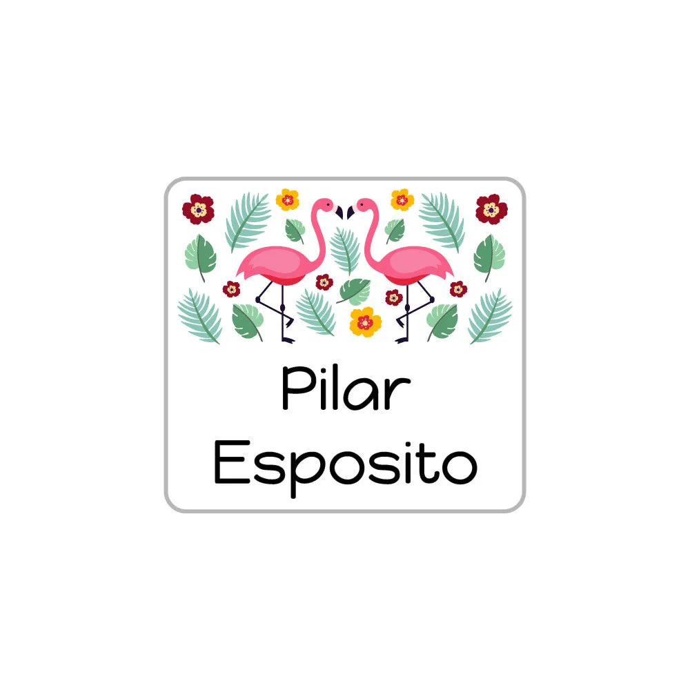 Flamingo Clothing Labels