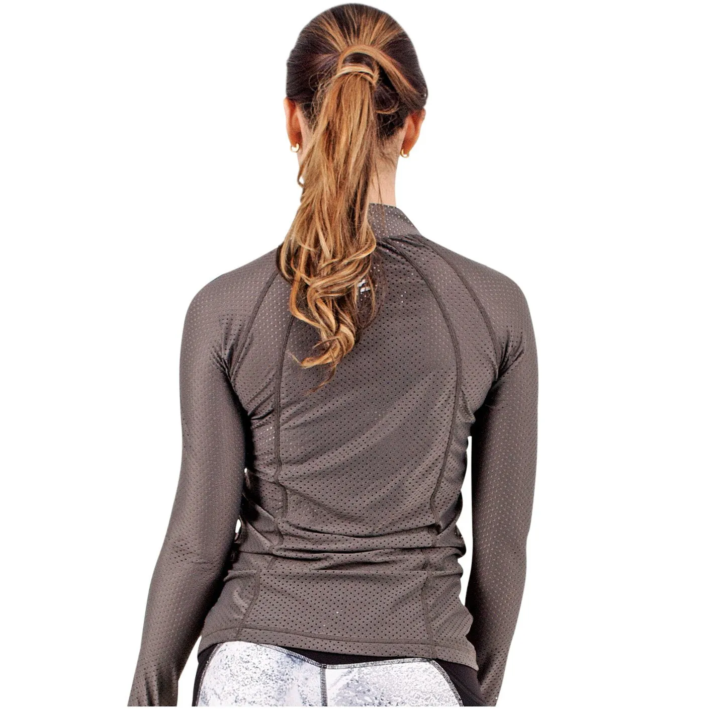 FLEXMEE 980004 | Marble Mesh Sports Jacket With Thumb Hole | Nylon