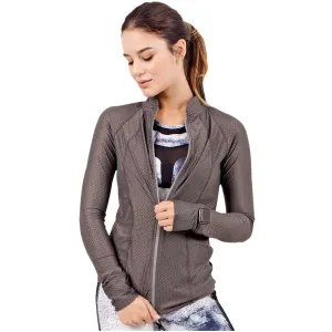 FLEXMEE 980004 | Marble Mesh Sports Jacket With Thumb Hole | Nylon