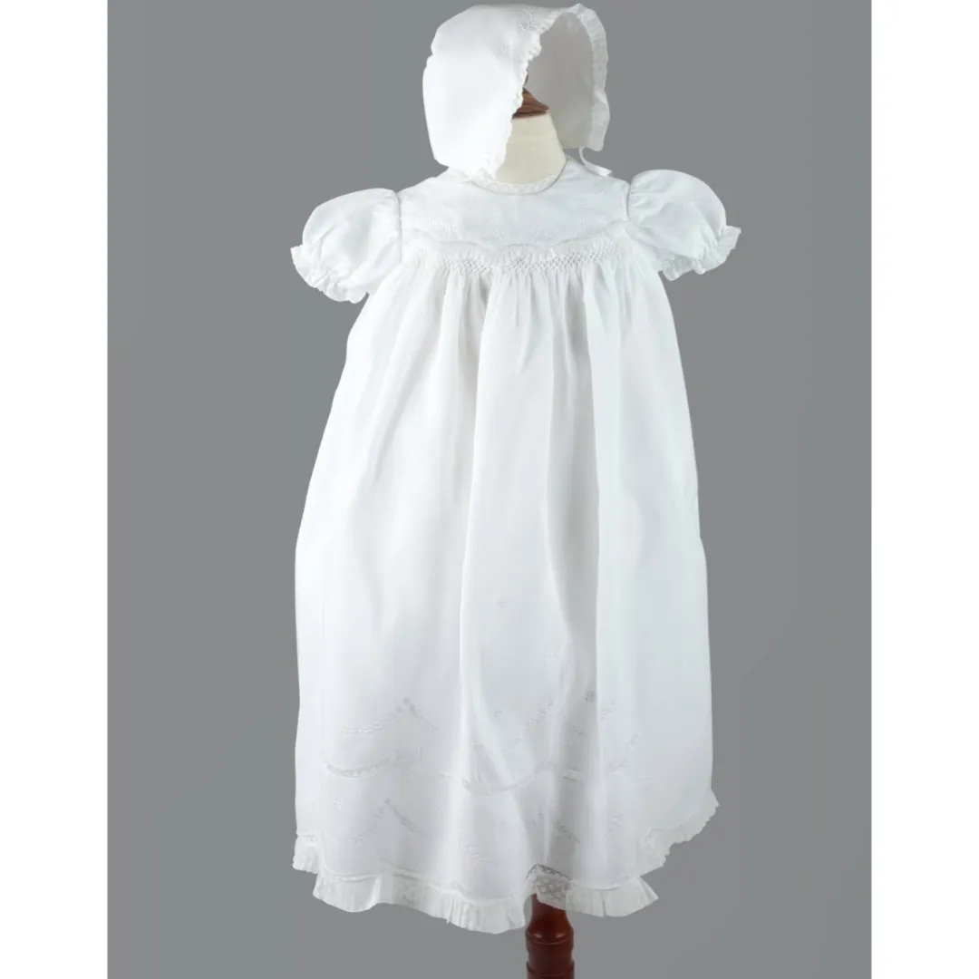 Girls Smocked Special Occasion Gown Set