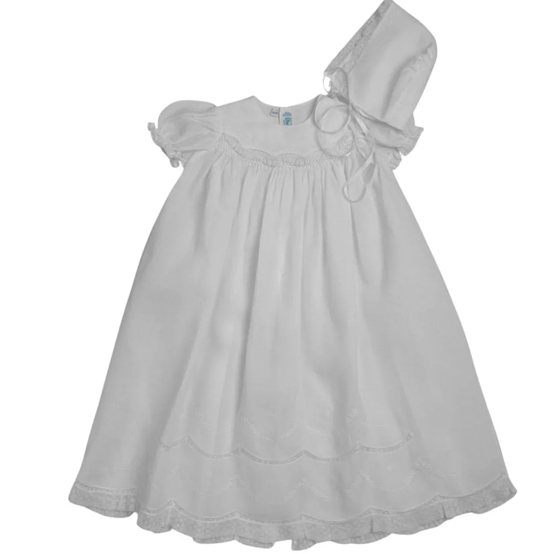 Girls Smocked Special Occasion Gown Set