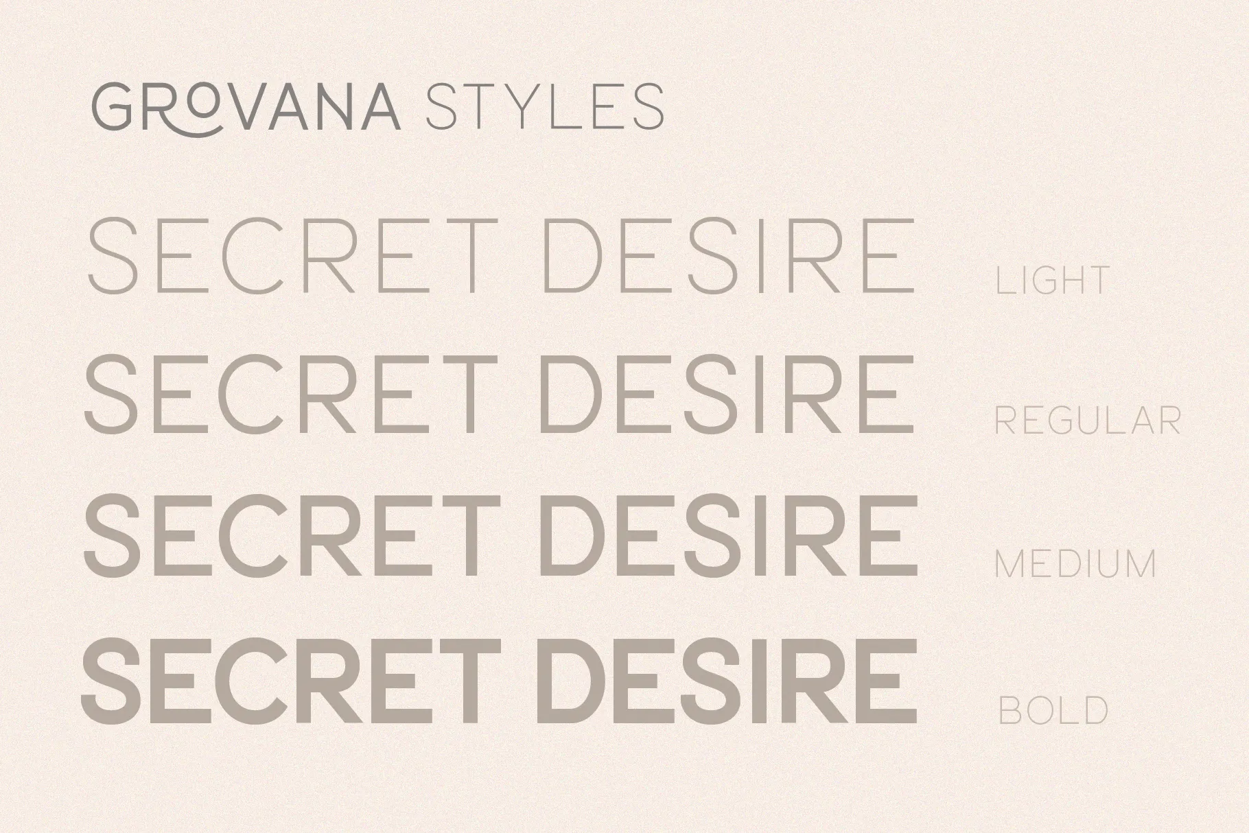 Grovanna - Modern Sans Serif Typeface