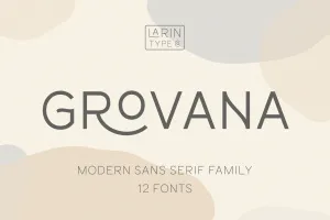 Grovanna - Modern Sans Serif Typeface