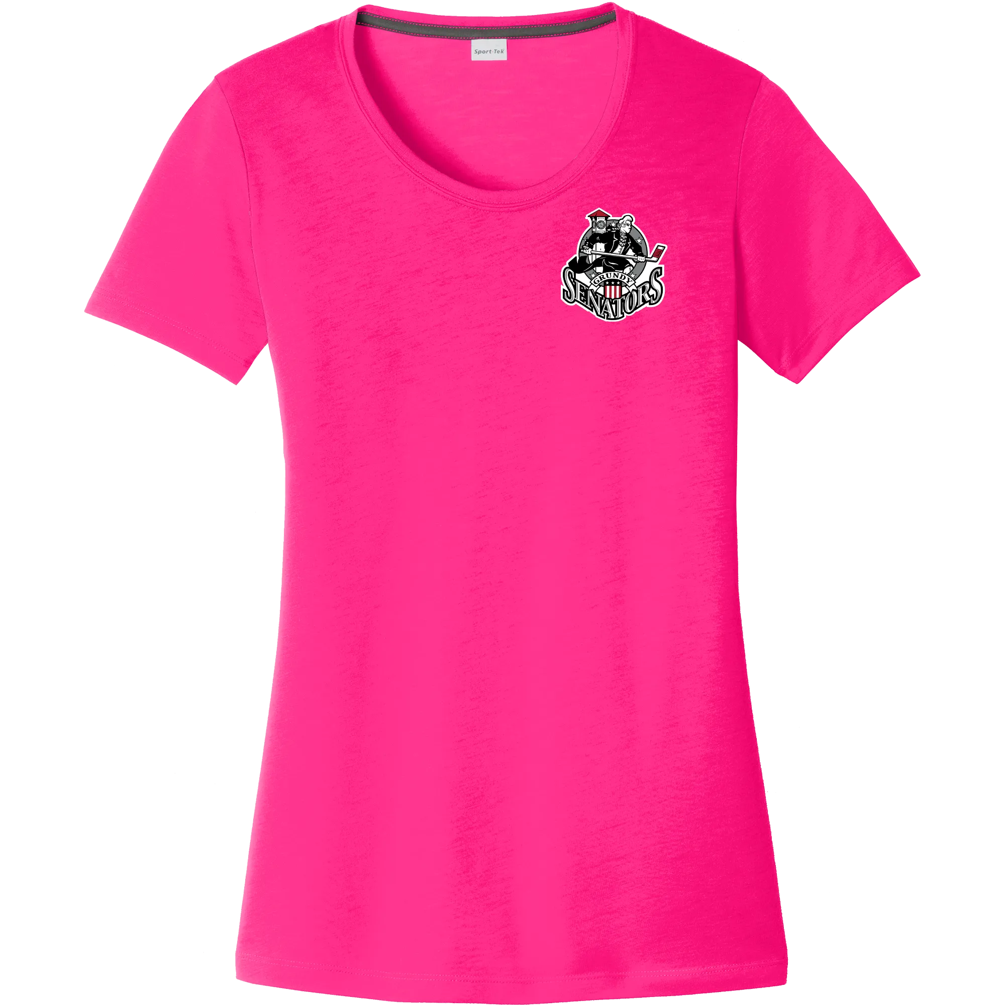 Grundy Senators Ladies PosiCharge Competitor Cotton Touch Scoop Neck Tee