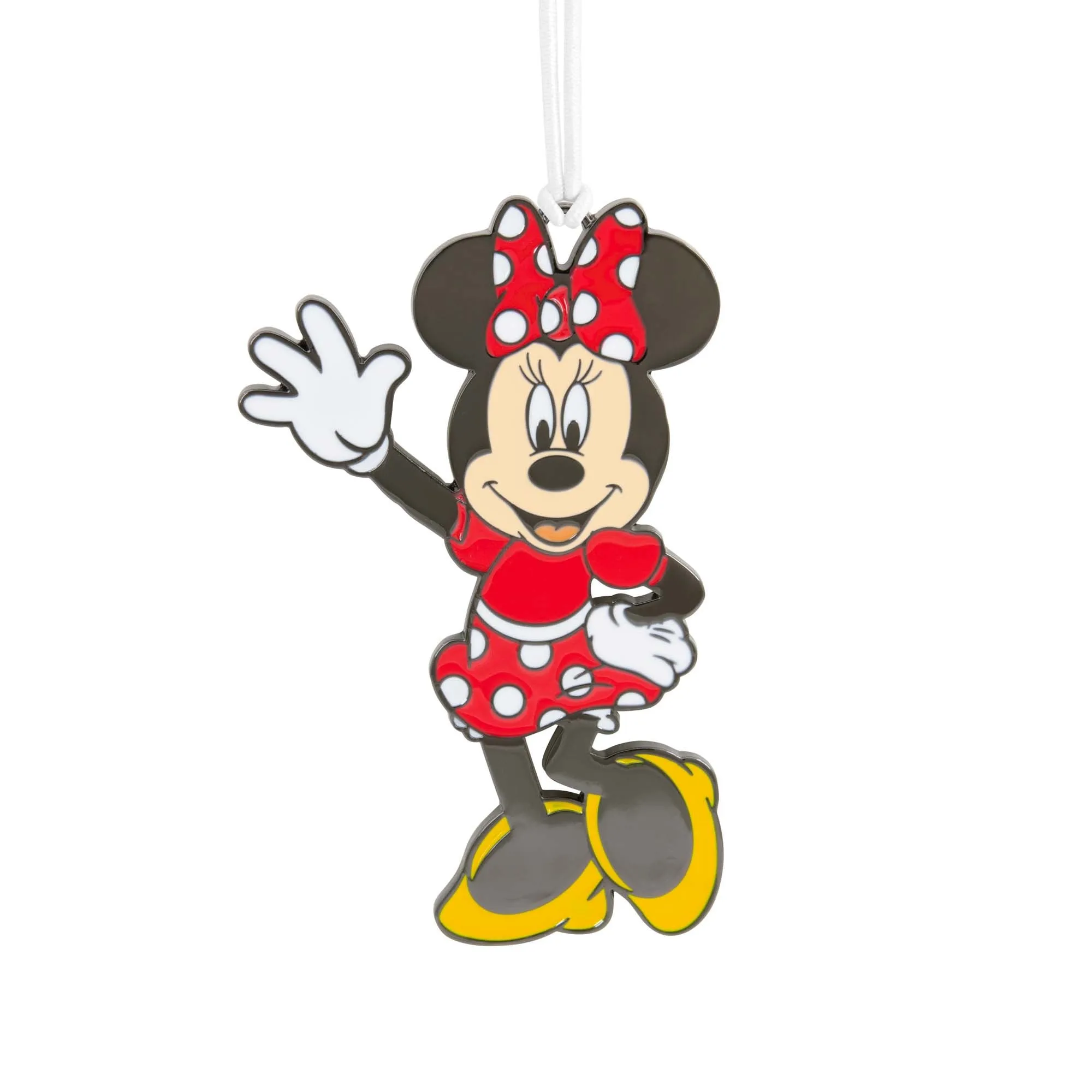 Hallmark Christmas Ornament (Disney Minnie Mouse Waving Metal)
