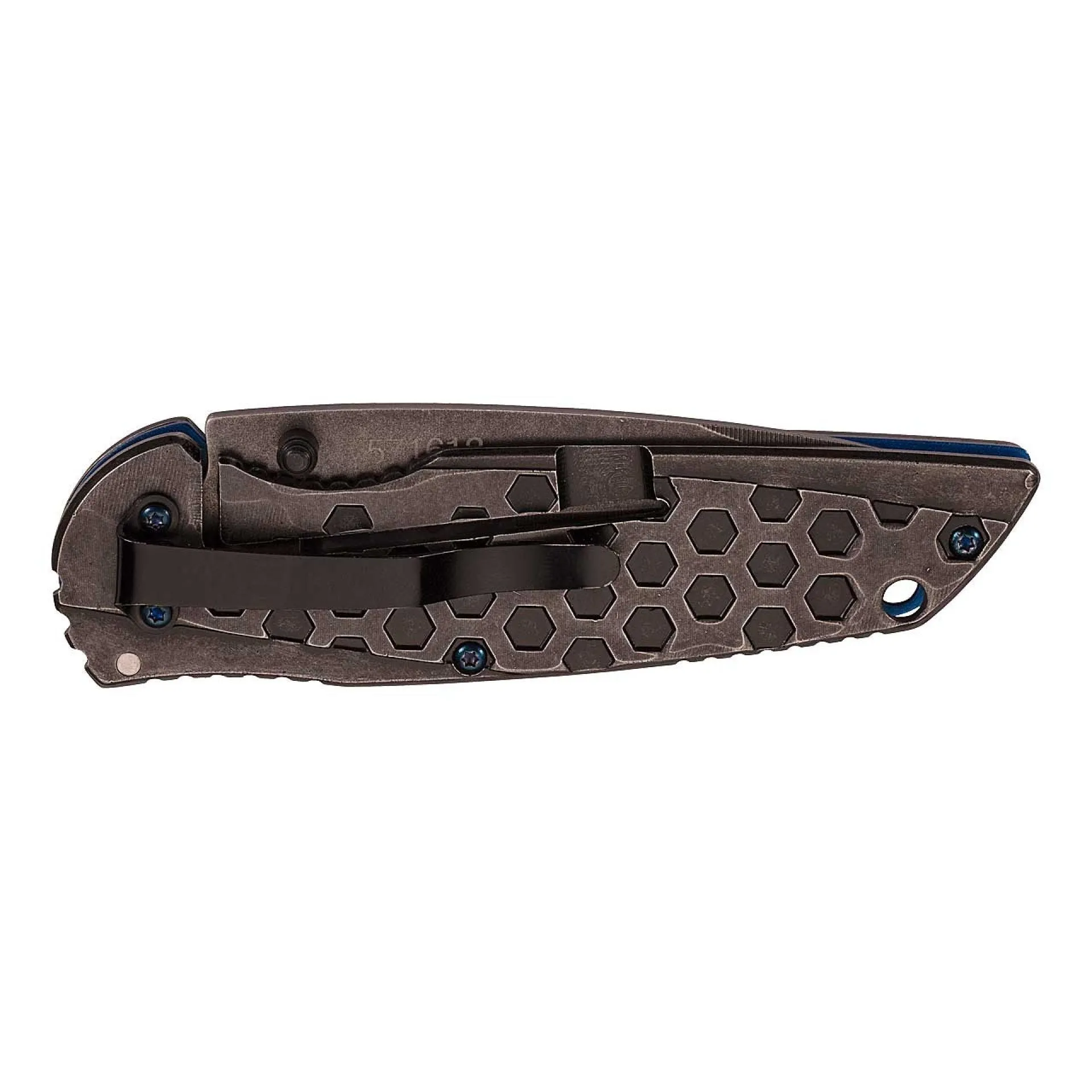 Herbertz Folder Blue Stonewash Alum. 8.7 cm Blade - 571612
