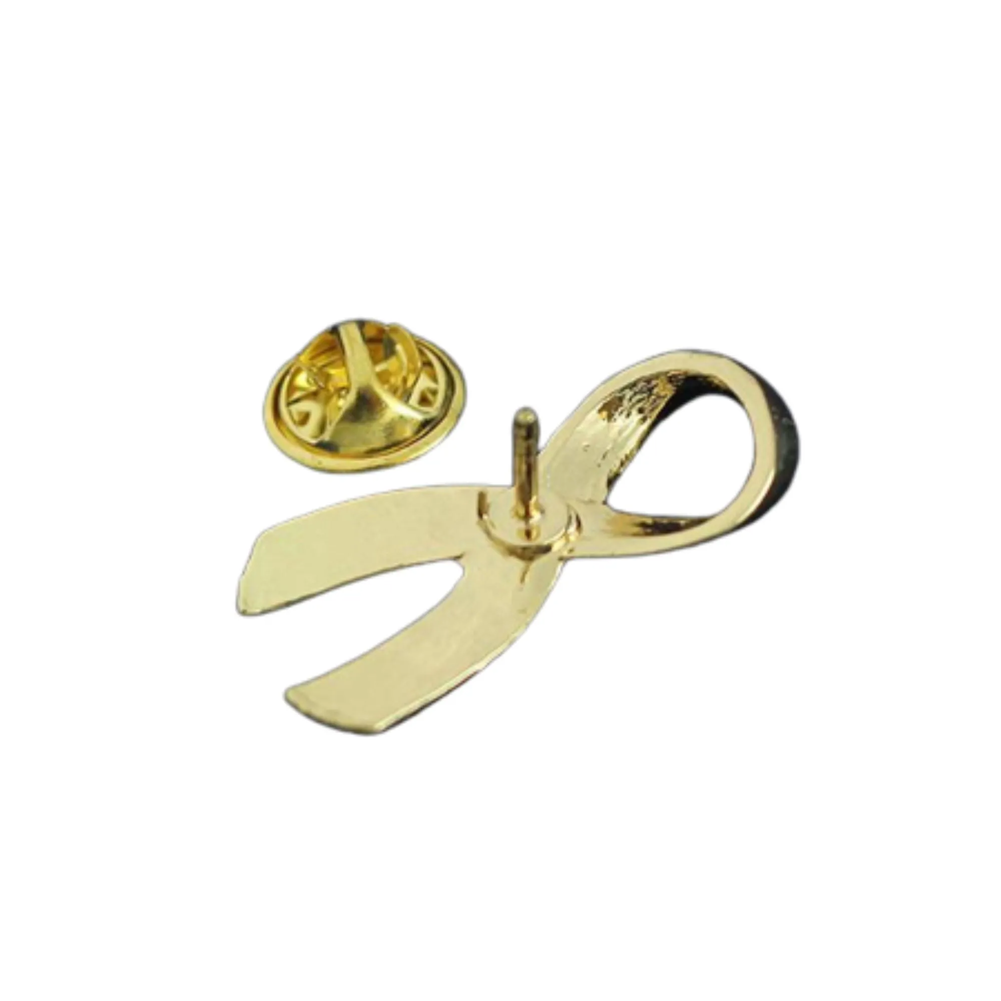 Large Blue & Yellow Ribbon Pins
