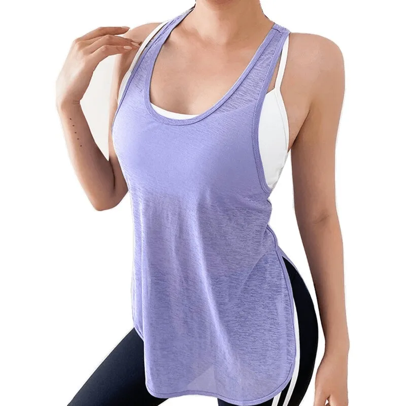 Loose Women's Gym Tank Top / Breathable Sports Tank / Running Clothing - SF0029