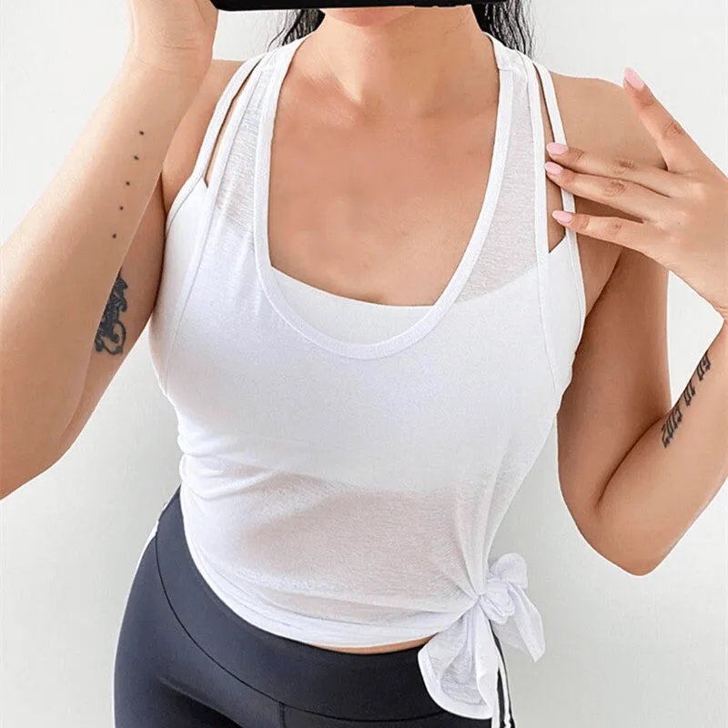 Loose Women's Gym Tank Top / Breathable Sports Tank / Running Clothing - SF0029