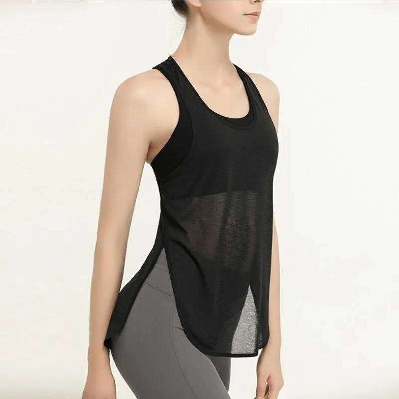 Loose Women's Gym Tank Top / Breathable Sports Tank / Running Clothing - SF0029