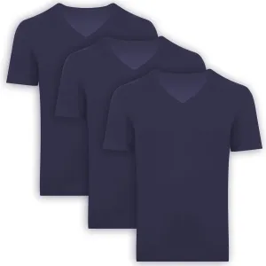 Men's T-Shirts Rayon Made from Bamboo - Modern Fit, Moisture Wicking Undershirt - Crewneck/V-Neck Tees, 3-Pack