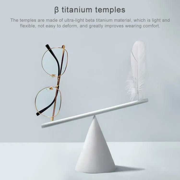 Original Xiaomi Mijia HD Nylon Lens Anti Blue-ray Glasses(Black)