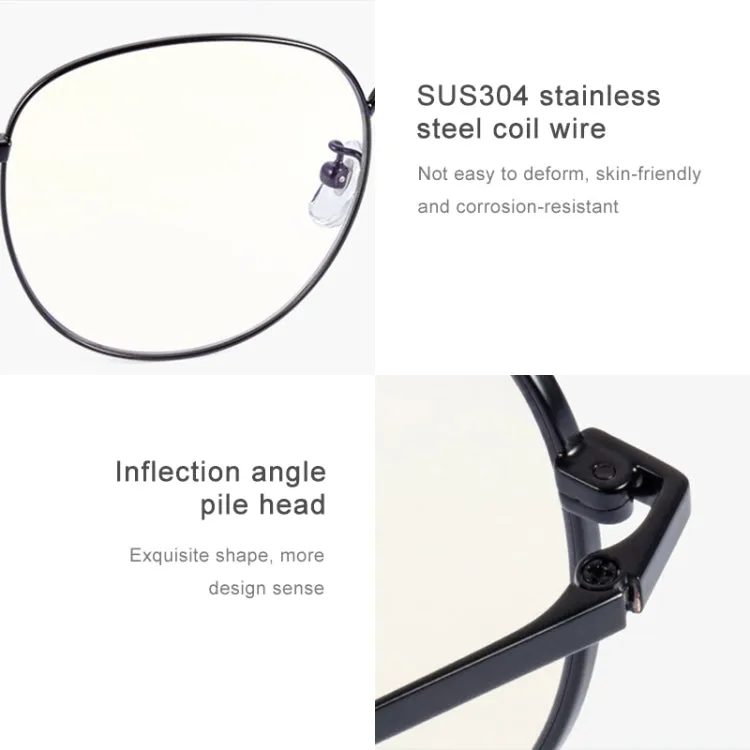 Original Xiaomi Mijia HD Nylon Lens Anti Blue-ray Glasses(Black)