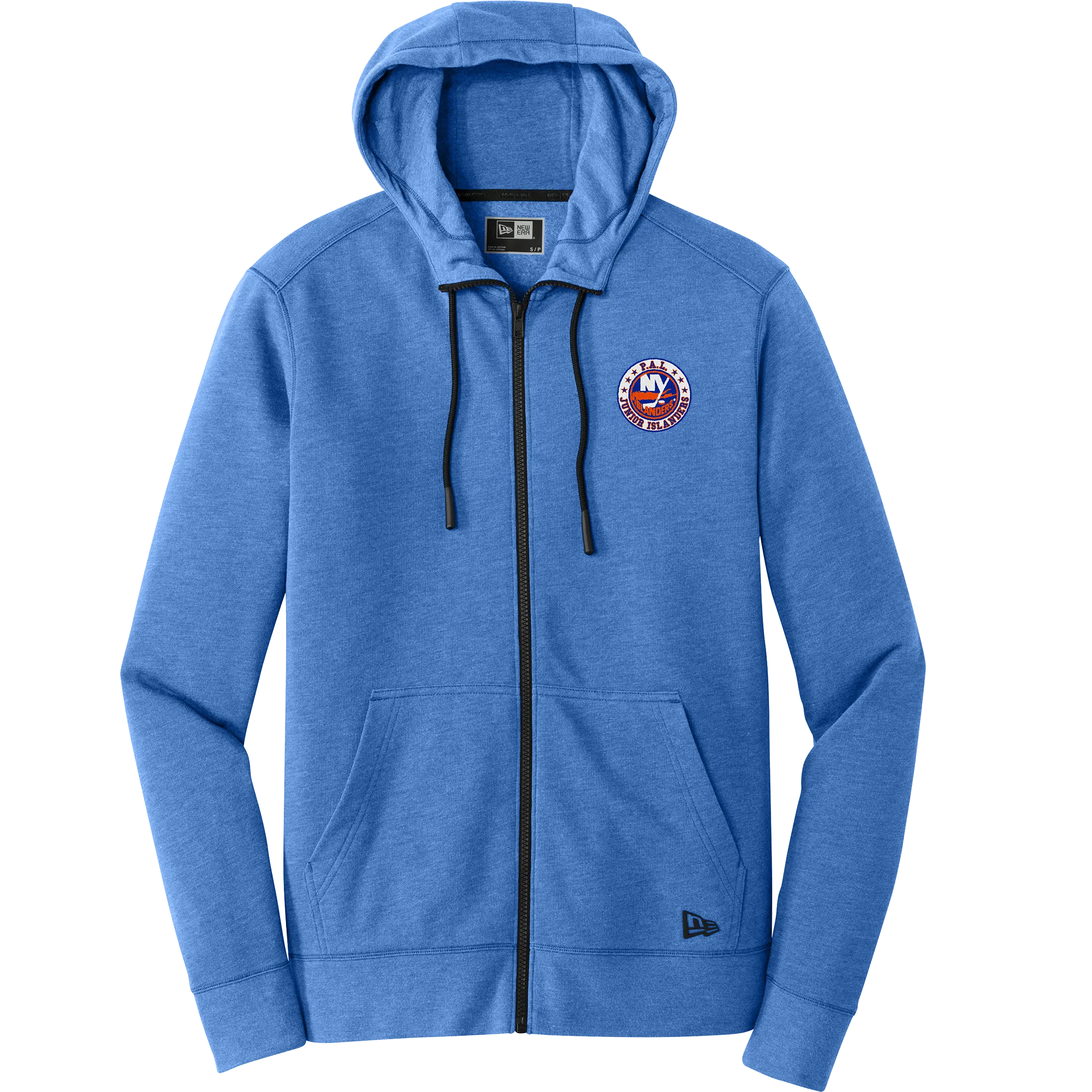 PAL Jr. Islanders New Era Tri-Blend Fleece Full-Zip Hoodie