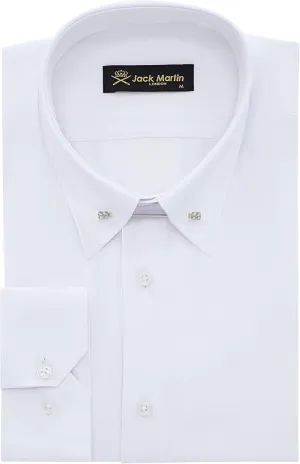 Pin Collar Long Sleeve Dress Shirts for Men | Mens Button Up Stylish Shirts