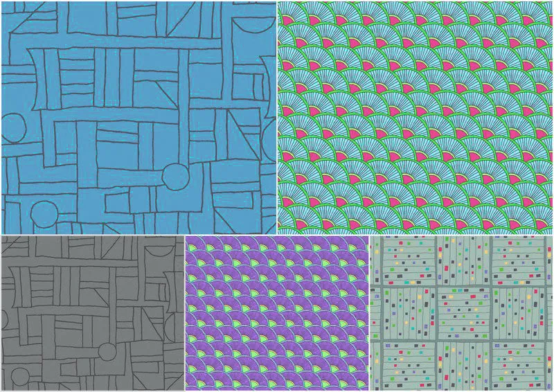 Printology Gray Fat Quarter Bundle