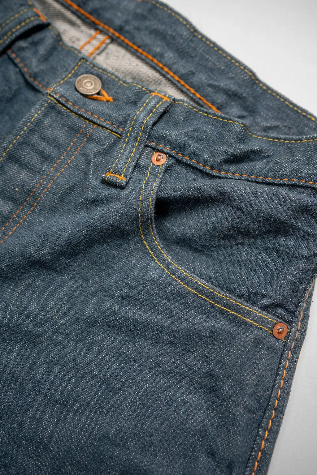 Pure Blue Japan SMBL-019 Relaxed Taper - 14oz Smoky Blue Denim