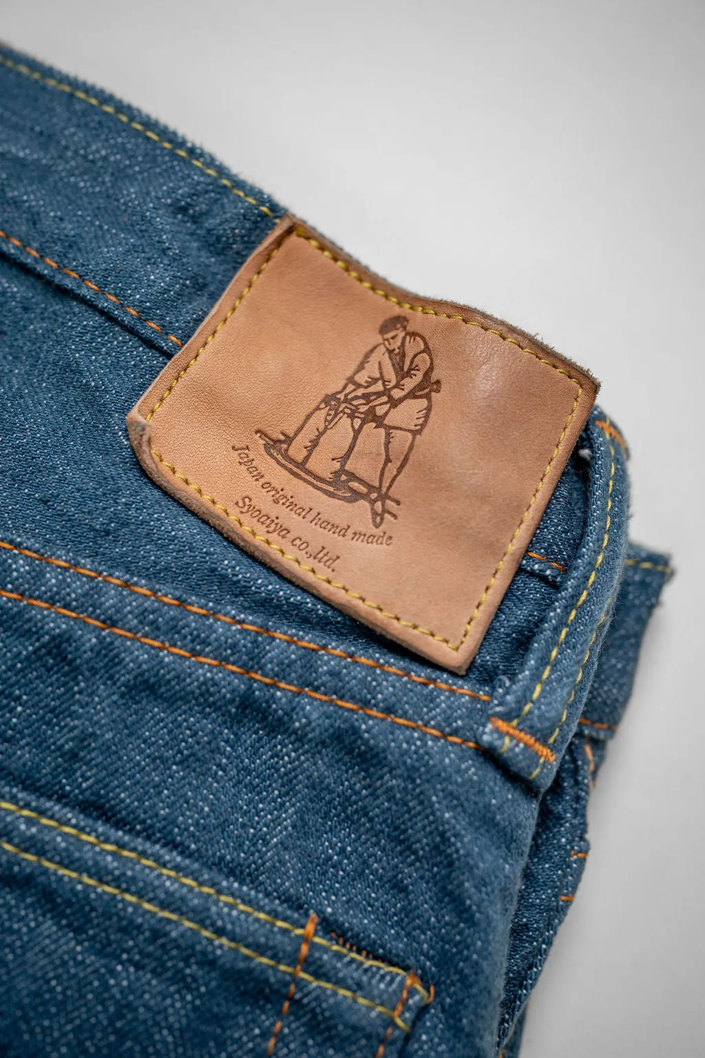 Pure Blue Japan SMBL-019 Relaxed Taper - 14oz Smoky Blue Denim