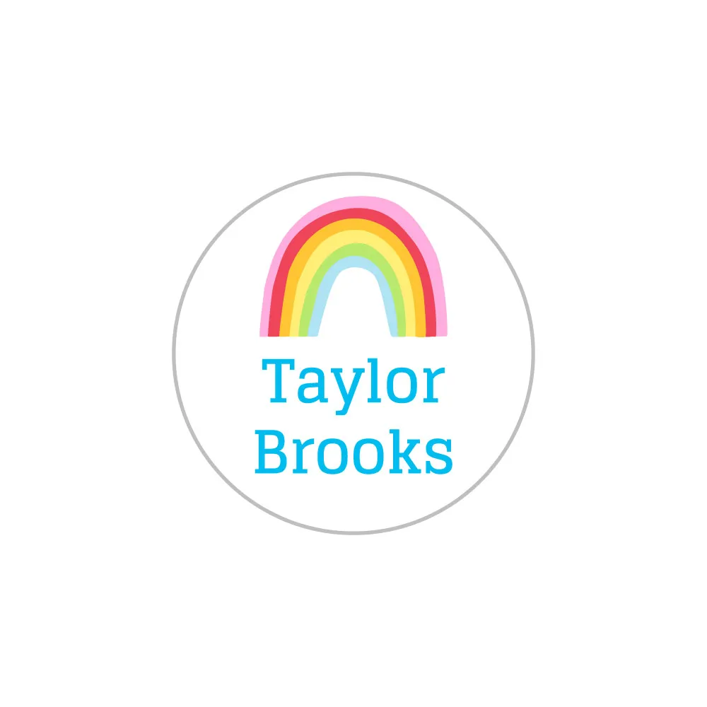 Rainbows Clothing Labels