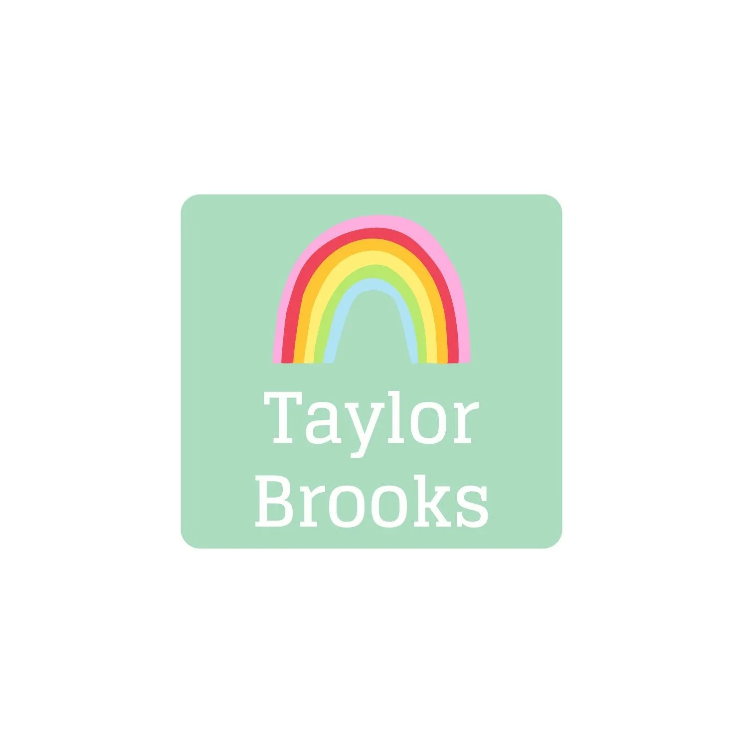 Rainbows Clothing Labels