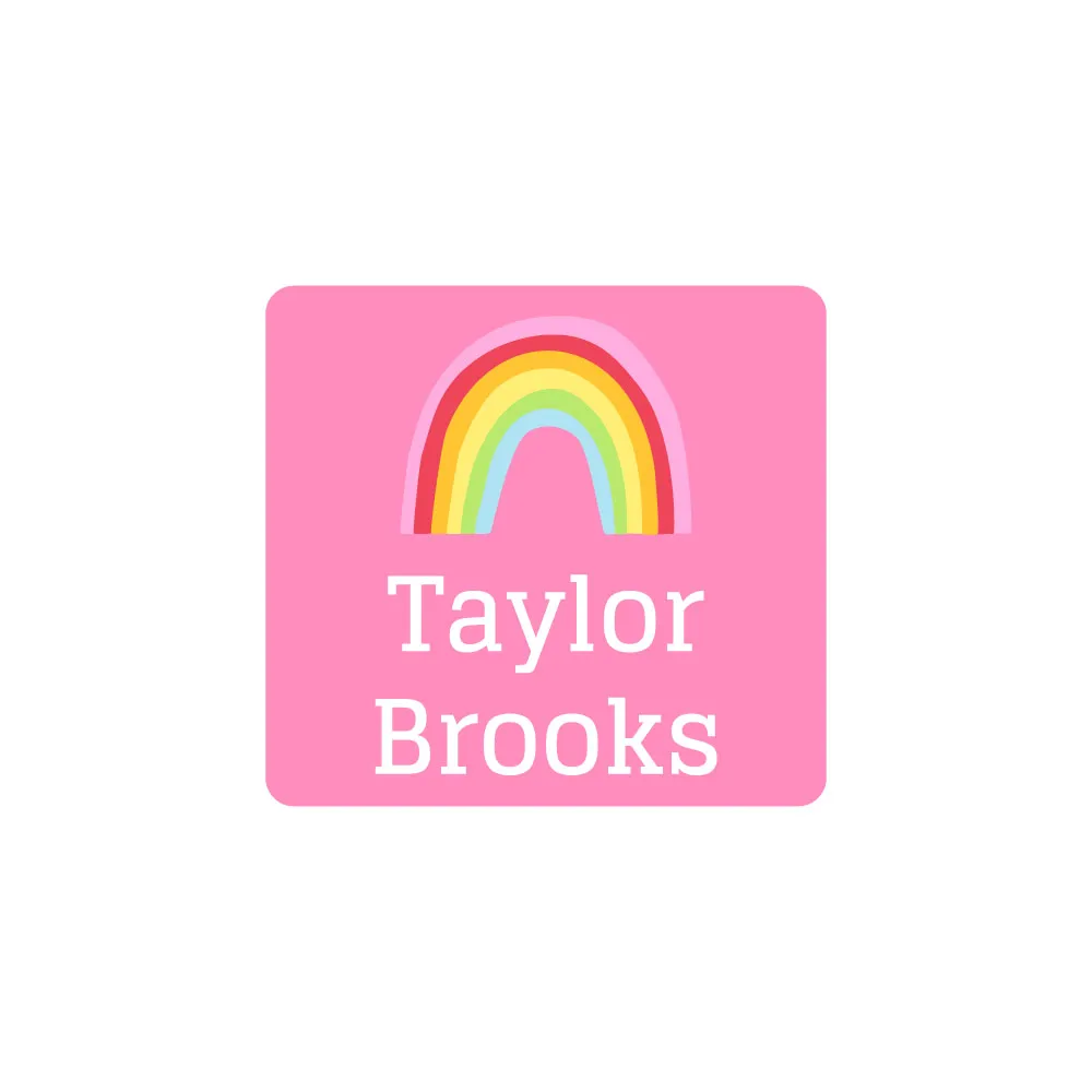 Rainbows Clothing Labels
