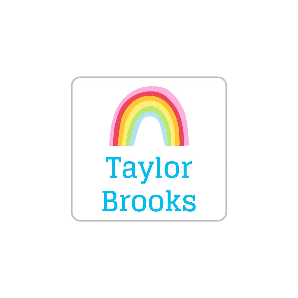 Rainbows Clothing Labels
