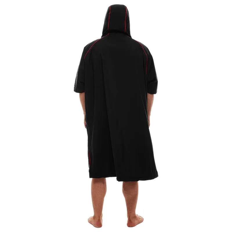 Red Original RM Short Sleeve Pro Change Robe - Black