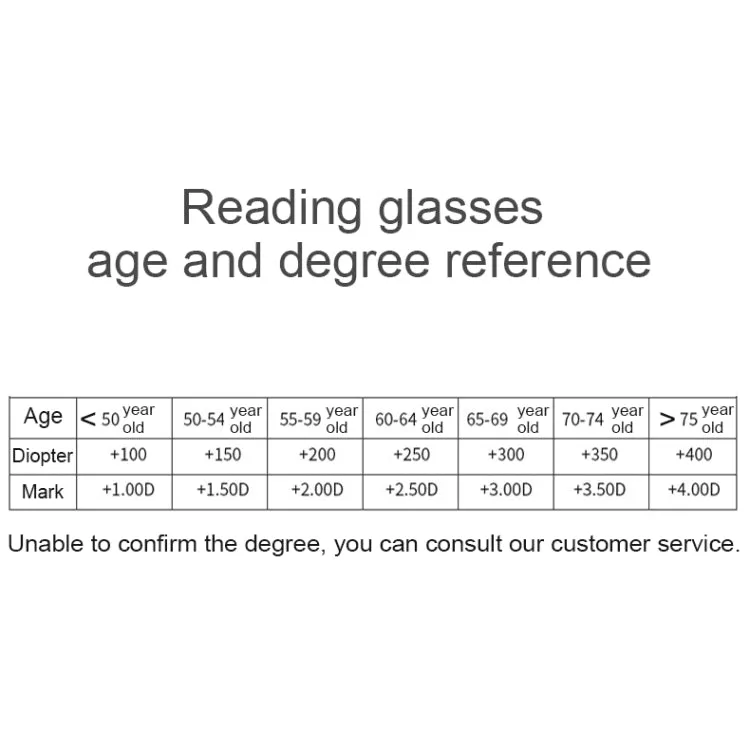 Rimless Anti Blue-ray Blue Film Lenses Presbyopic Glasses,  2.00D(Black)