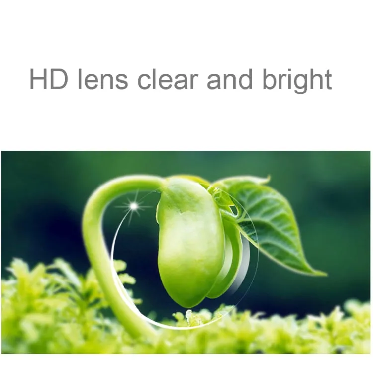Rimless Anti Blue-ray Blue Film Lenses Presbyopic Glasses,  4.00D(Black)