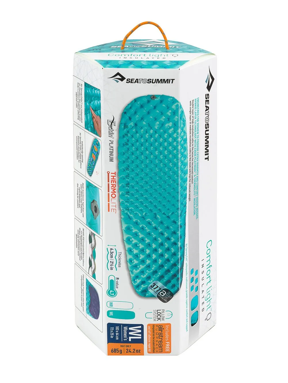 Sea To Summit Comfort Light Insulated Air Sprung Sleeping Mat (Women's)
