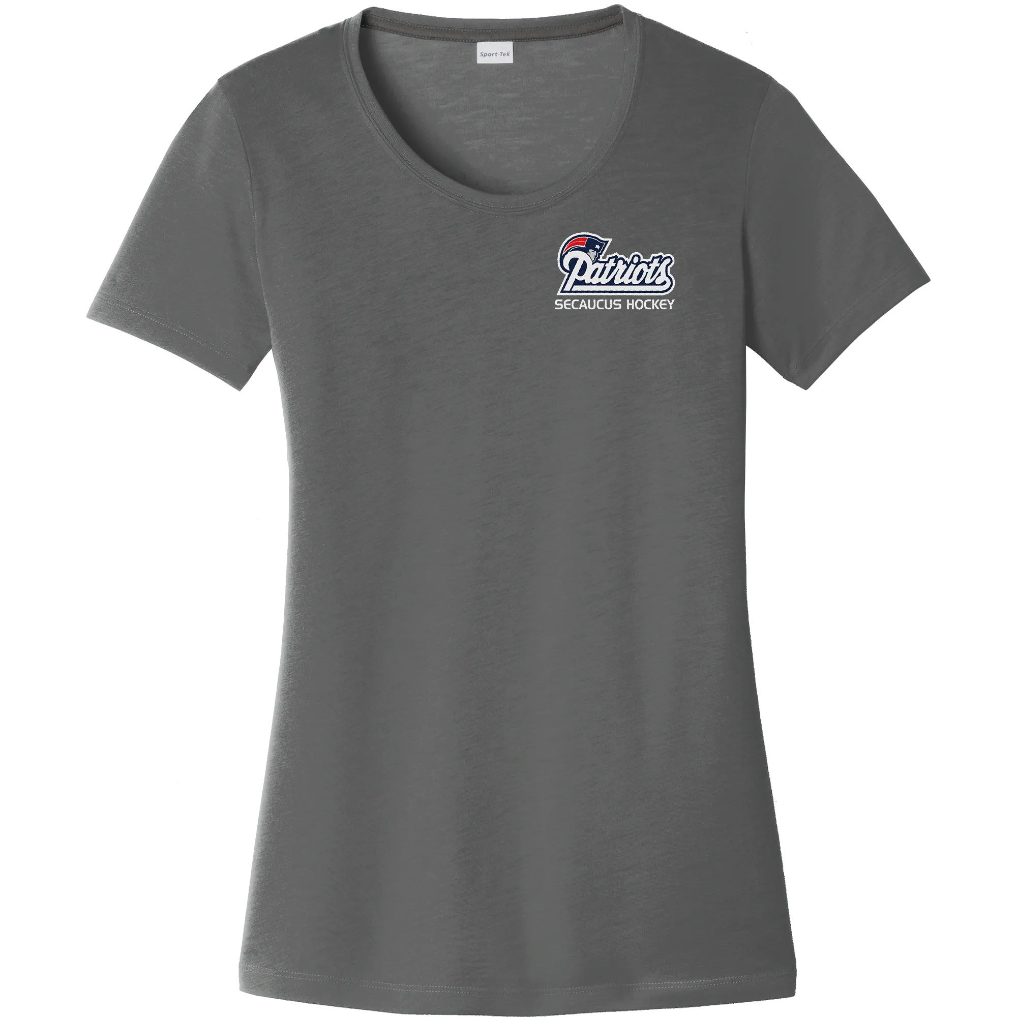 Secaucus Patriots Ladies PosiCharge Competitor Cotton Touch Scoop Neck Tee