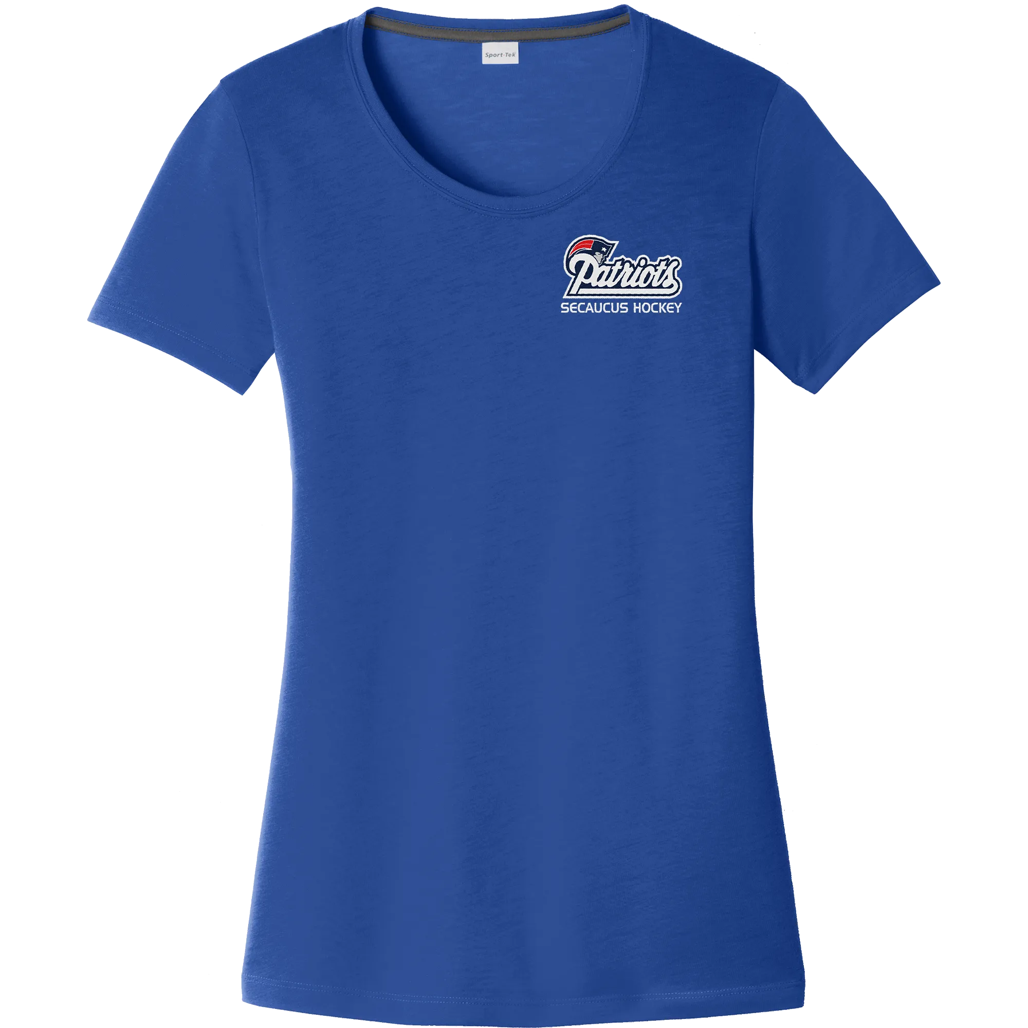 Secaucus Patriots Ladies PosiCharge Competitor Cotton Touch Scoop Neck Tee
