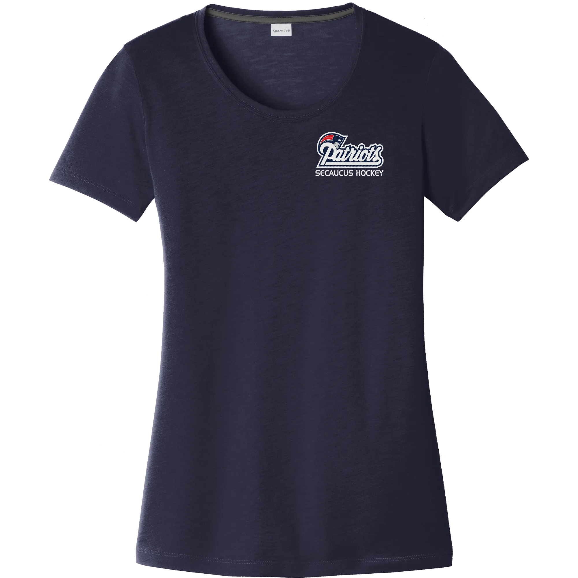 Secaucus Patriots Ladies PosiCharge Competitor Cotton Touch Scoop Neck Tee