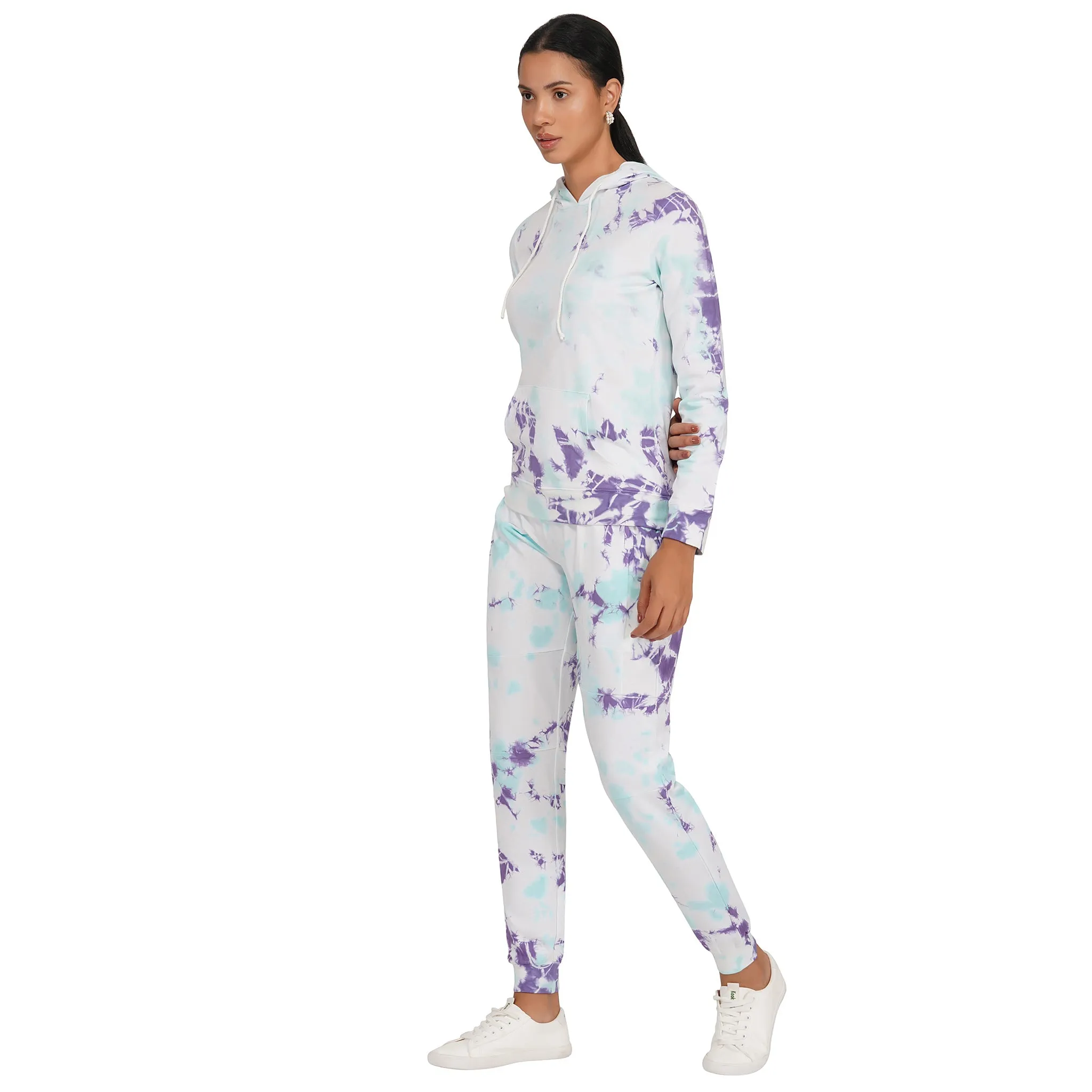 SLAY. Women's Tie Dye Hoodie & Joggers Co-ord Set