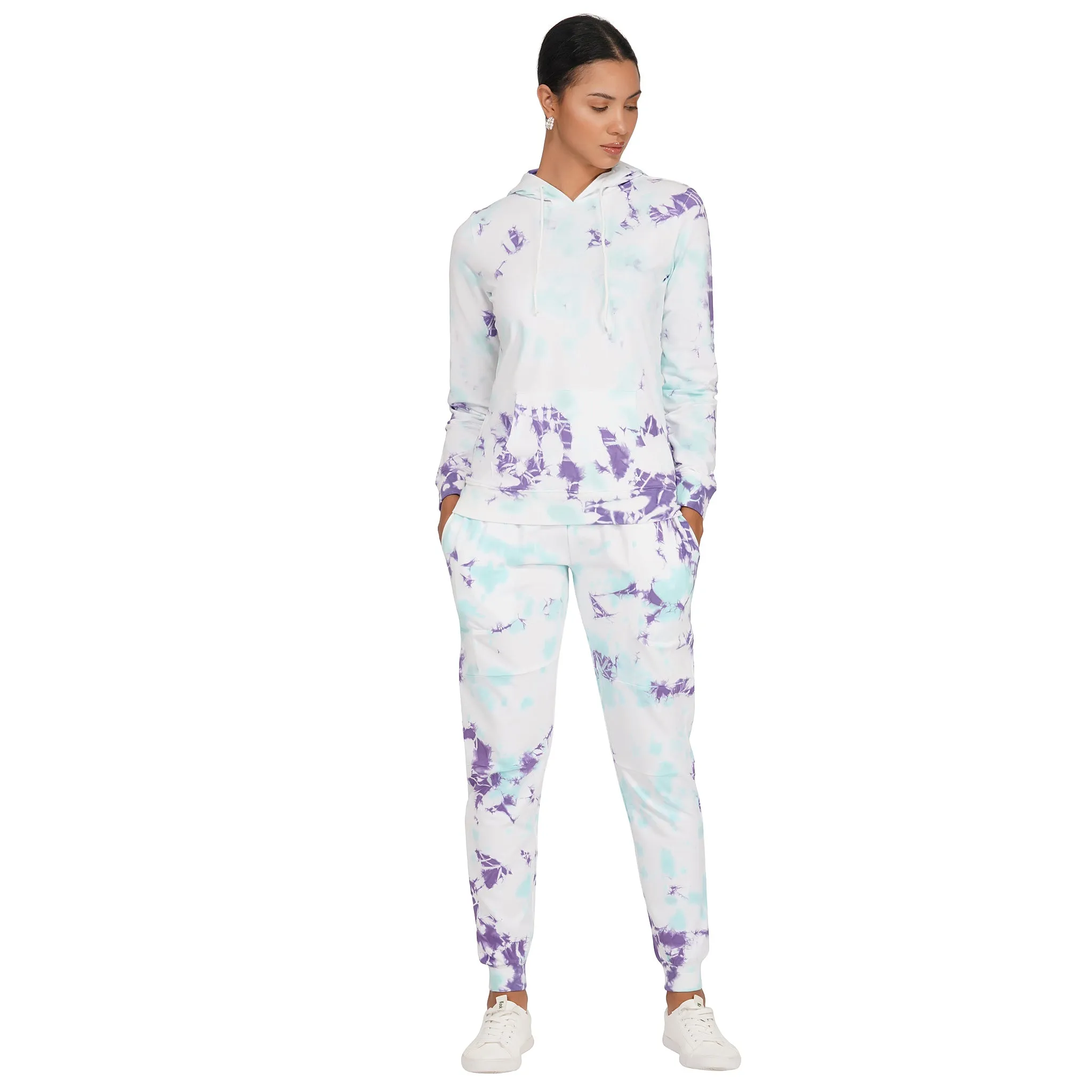 SLAY. Women's Tie Dye Hoodie & Joggers Co-ord Set