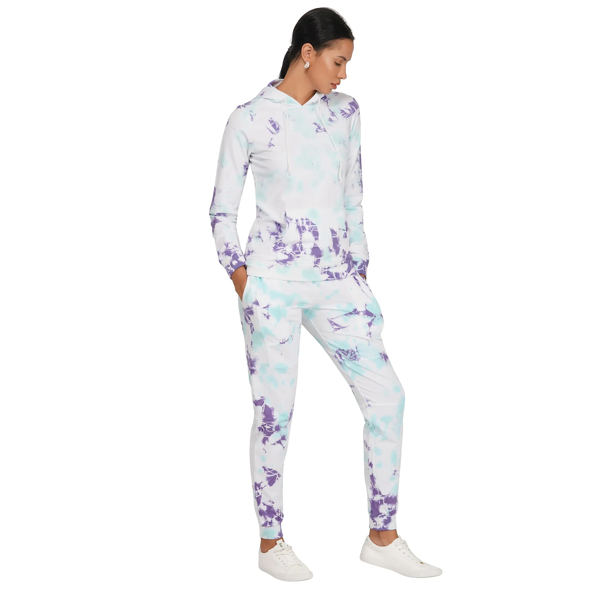 SLAY. Women's Tie Dye Hoodie & Joggers Co-ord Set