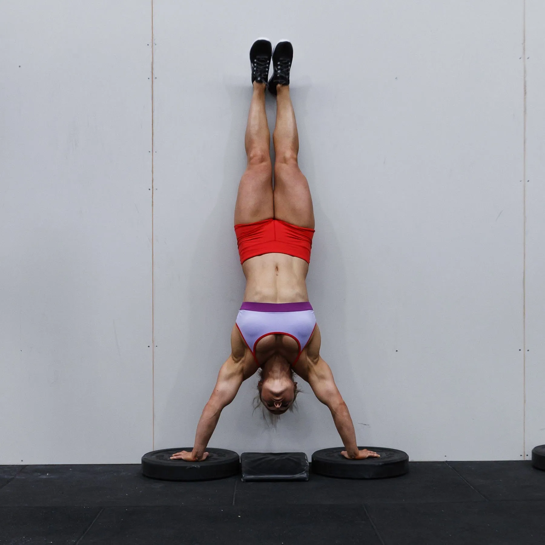 The WOD Life - Women's Balance Shorts - Poppy Red