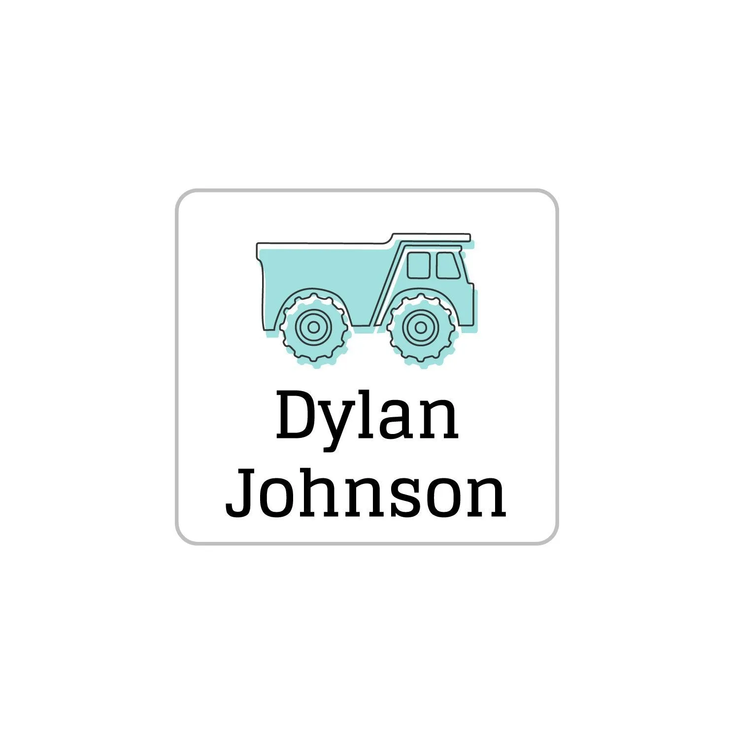 Truck Clothing Labels