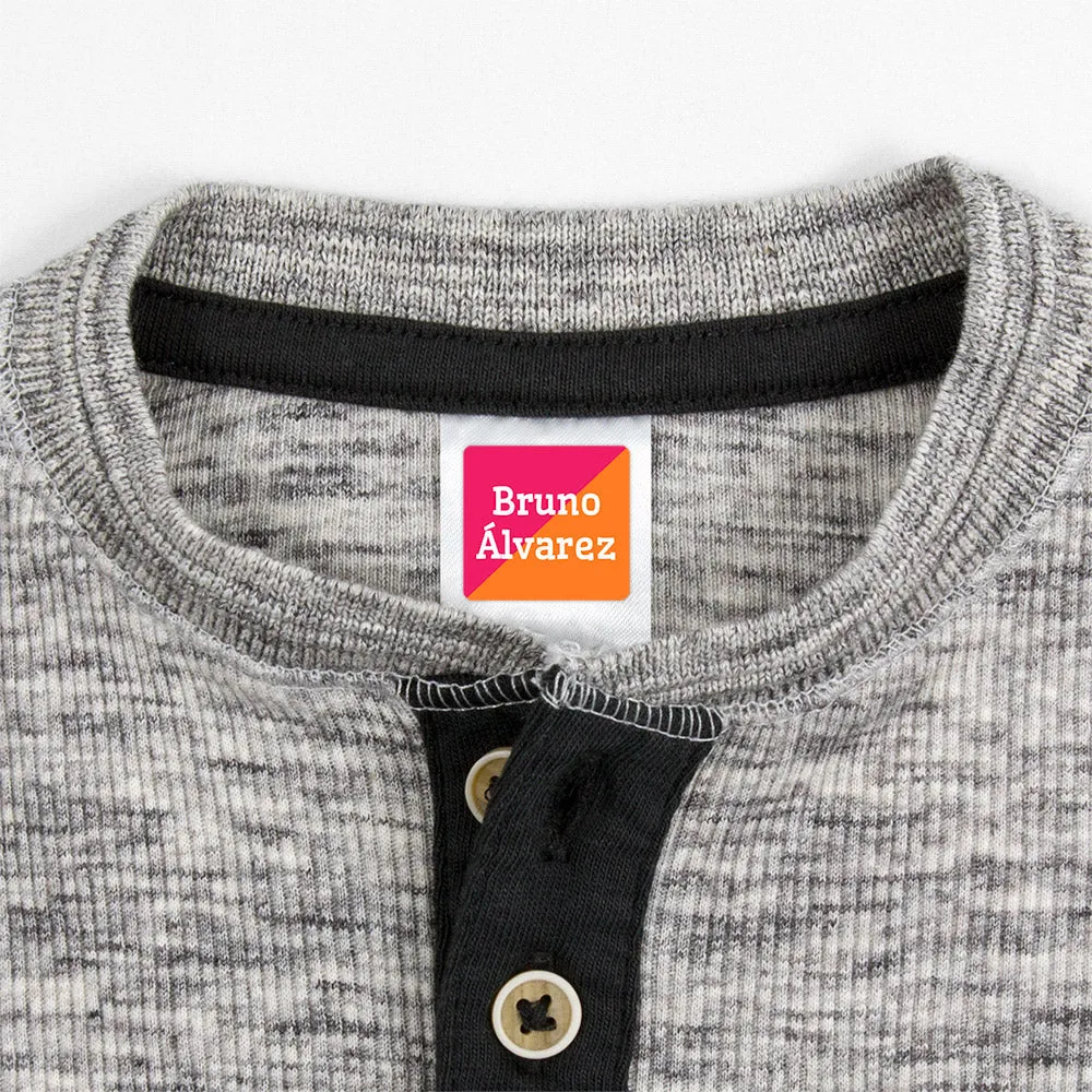 Two-tone Clothing Labels